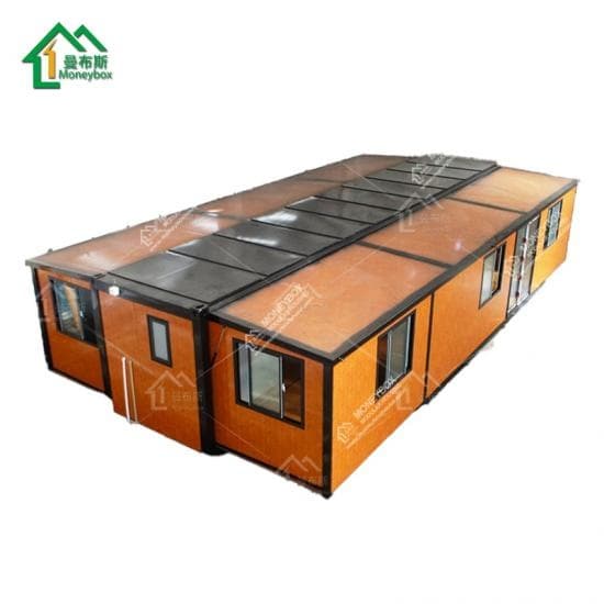 Casă Container Pliabilă Portabilă Extensibilă 40ft cu 2 Dormitoare