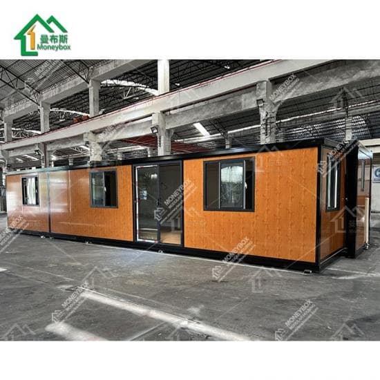 Casă Container Pliabilă Portabilă Extensibilă 40ft cu 2 Dormitoare thumbnail 2