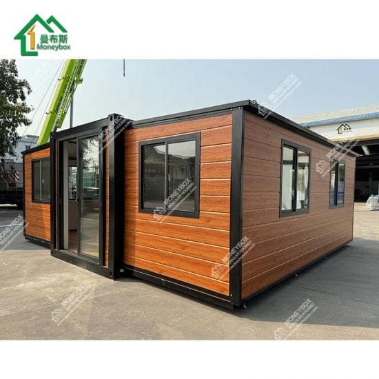 Casă Container Pliabilă Portabilă Extensibilă 40ft cu 2 Dormitoare thumbnail 3