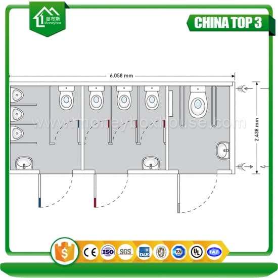 Toaletă Container de 6 metri thumbnail 4